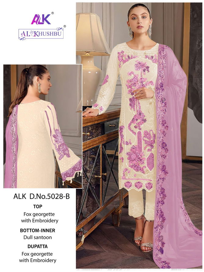 Alk Khushbu Aadab Vol 2 Georgette Pakistani Suits Catalog
